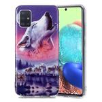 For Samsung Galaxy A71 5G Luminous TPU Soft Protective Case(Seven Wolves)