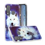 For Huawei P Smart 2020 Luminous TPU Soft Protective Case(Starry Sky Wolf)