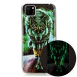 For Huawei Y5p (2020) Luminous TPU Soft Protective Case(Ferocious Wolf)