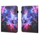 For Samsung Galaxy Tab A9+ Coloured Drawing Stitching Flip PU Tablet Case with Sleep / Wake-up Function(Starry Sky)