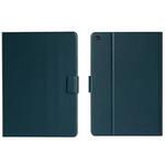 For Samsung Galaxy Tab A9+ Pure Color PU Tablet Case with Sleep / Wake-up Function(Dark Green)