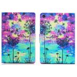 For Samsung Galaxy Tab A9+ Voltage Coloured Drawing Smart PU Tablet Case with Sleep / Wake-up Function(Dandelion)