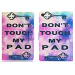 For Samsung Galaxy Tab A9+ Voltage Coloured Drawing Smart PU Tablet Case with Sleep / Wake-up Function(Dont Touch My Pad)