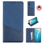 For Vivo V19 / V17 MUXMA MX109 Horizontal Flip Leather Case with Holder & Card Slot & Wallet(Blue)