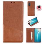 For Vivo V19 / V17 MUXMA MX109 Horizontal Flip Leather Case with Holder & Card Slot & Wallet(Brown)