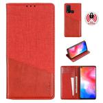 For Vivo Y50 MUXMA MX109 Horizontal Flip Leather Case with Holder & Card Slot & Wallet(Red)