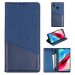 For Vivo Y93 MUXMA MX109 Horizontal Flip Leather Case with Holder & Card Slot & Wallet(Blue)