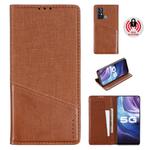 For Vivo Z6 MUXMA MX109 Horizontal Flip Leather Case with Holder & Card Slot & Wallet(Brown)