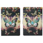 For Samsung Galaxy Tab A9+ Voltage Coloured Drawing Smart PU Tablet Case with Sleep / Wake-up Function(Butterflies)