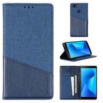 For Asus Zenfone Max Plus (M1) ZB570TL MUXMA MX109 Horizontal Flip Leather Case with Holder & Card Slot & Wallet(Blue)