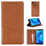 For Asus Zenfone Max Plus (M1) ZB570TL MUXMA MX109 Horizontal Flip Leather Case with Holder & Card Slot & Wallet(Brown)