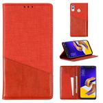 For Asus Zenfone 5z ZS620KL MUXMA MX109 Horizontal Flip Leather Case with Holder & Card Slot & Wallet(Red)