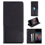 For Asus ROG Phone II ZS660KL MUXMA MX109 Horizontal Flip Leather Case with Holder & Card Slot & Wallet(Black)