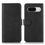 For Google Pixel 8a Cow Texture Flip Leather Phone Case(Black)