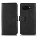 For Google Pixel 9a Cow Texture Flip Leather Phone Case(Black)