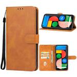 For Google Pixel 4a 5G Leather Phone Case(Brown)