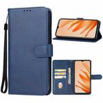 For Meizu Blue 20 Leather Phone Case(Blue)
