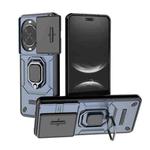 For Huawei nova 14 Pro 5G Sliding Camshield TPU + PC Shockproof Phone Case with Holder(Blue)