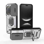For Huawei nova 14 Ultra 5G Sliding Camshield TPU + PC Shockproof Phone Case with Holder(Grey)