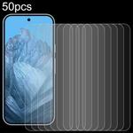For Google Pixel 9 Pro XL 50pcs 0.26mm 9H 2.5D Tempered Glass Film