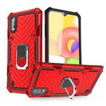 For Samsung Galaxy A01 Cool Armor PC + TPU Shockproof Case with 360 Degree Rotation Ring Holder(Red)
