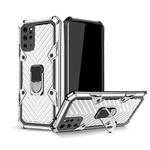 For Samsung Galaxy S20+ Cool Armor PC + TPU Shockproof Case with 360 Degree Rotation Ring Holder(Silver)