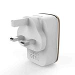 LDNIO A2204 2 in 1 12W Dual USB Interface Travel Charger Mobile Phone Charger with Type-C / USB-C Data Cable, UK Plug