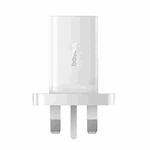 Baseus GaN5 Pro 40W USB-C / Type-Cx2 Gallium Nitride Fast Charger, UK Plug(White)