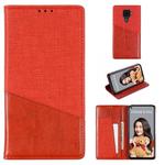 For Huawei Nova 5i Pro MUXMA MX109 Horizontal Flip Leather Case with Holder & Card Slot & Wallet(Red)
