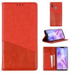 For Huawei Nova 3 MUXMA MX109 Horizontal Flip Leather Case with Holder & Card Slot & Wallet(Red)