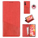 For Huawei Nova 6 MUXMA MX109 Horizontal Flip Leather Case with Holder & Card Slot & Wallet(Red)