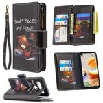 For LG K61 Colored Drawing Pattern Zipper Horizontal Flip Leather Case with Holder & Card Slots & Wallet(Bear)