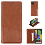 For Google Pixel 4XL MUXMA MX109 Horizontal Flip Leather Case with Holder & Card Slot & Wallet(Brown)