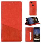 For Google Pixel 3a MUXMA MX109 Horizontal Flip Leather Case with Holder & Card Slot & Wallet(Red)