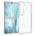 For vivo V40 Lite 5G IDN Shockproof Non-slip Thickening TPU Phone Case(Transparent)