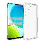 For vivo Y29s 5G / Y04 4G Shockproof Non-slip Thickening TPU Phone Case(Transparent)