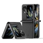 For OPPO Find N3 Flip DUX DUCIS Bril Series PU + TPU Phone Case(Black)
