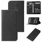 For Fujitsu Arrows Be4 Plus/F-41B/BZ02 Magnetic Closure Leather Phone Case(Black)