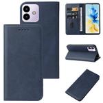 For CUBOT Note 40 Magnetic Closure Leather Phone Case(Blue)