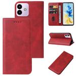 For CUBOT Note 40 Magnetic Closure Leather Phone Case(Red)