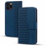 For iPhone 16 Pro Business Diamond Buckle Leather Phone Case with Lanyard(Royal Blue)