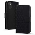 For Xiaomi Redmi Note 10  Pro Business Diamond Buckle Leather Phone Case with Lanyard(Black)