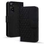 For Xiaomi Redmi Note 11  Pro 4G Business Diamond Buckle Leather Phone Case with Lanyard(Black)