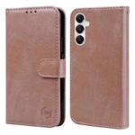 For Samsung Galaxy A35 5G Skin Feeling Oil Leather Texture PU + TPU Phone Case(Champagne)