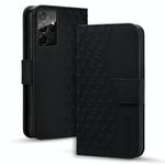 For Samsung Galaxy S21 Ultra 5G Diamond Buckle Leather Phone Case with Lanyard(Black)