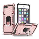 For iPhone 6 / 6s Cool Armor PC+TPU Shockproof Case with 360 Degree Rotation Ring Holder(Rose Gold)