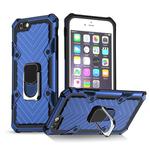 For iPhone 6 / 6s Cool Armor PC+TPU Shockproof Case with 360 Degree Rotation Ring Holder(Blue)