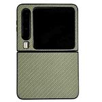 For Huawei Pura X Weave Texture PC Phone Case(Green)