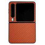 For Huawei Pura X Weave Texture PC Phone Case(Brown)