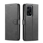 For Honor 200 Lite Global LC.IMEEKE Calf Texture Leather Phone Case(Black)